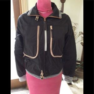 Spring/Fall Zippers & such short jacket.